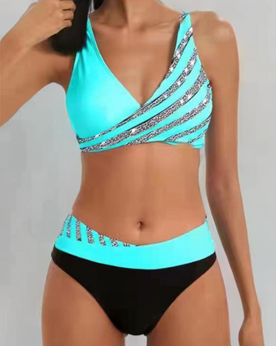 Mona - Meleg bikini mintás mintával